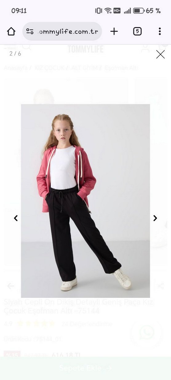 Kız eşofman altı - Görsel 2