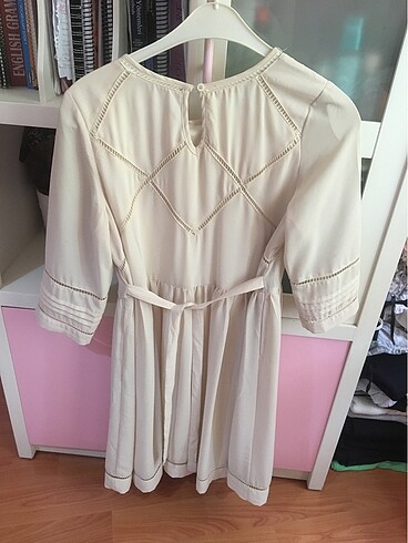 36 Beden camel Renk TWIST ELBİSE