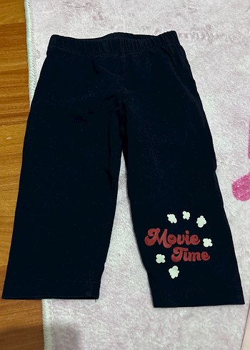 Bej Kız Çocuk Tayt Elastik Bel - Görsel 3