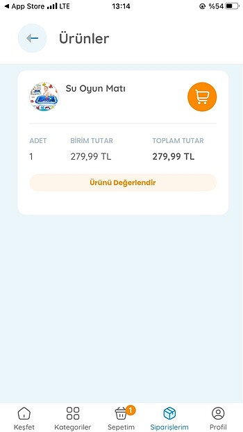 Beden Su oyun matı
