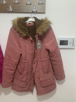 Açık pembe mont