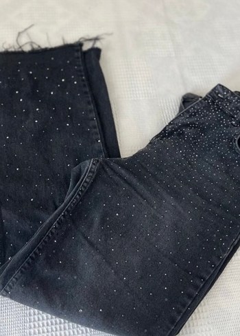 Mavi Jeans Siyah Tasli Denim Pantolon