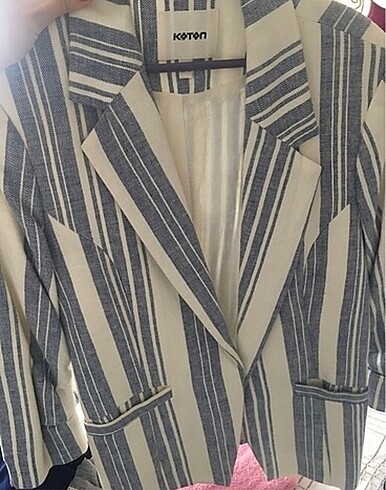Çizgili Blazer