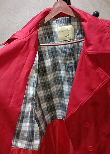 xxl Beden Kırmızı Trenchcoat