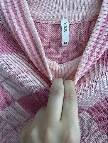 Defacto Defacto pembe kazak
