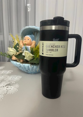 Stanley Siyah Quencher H2.0 Termos Kupa - Görsel 2