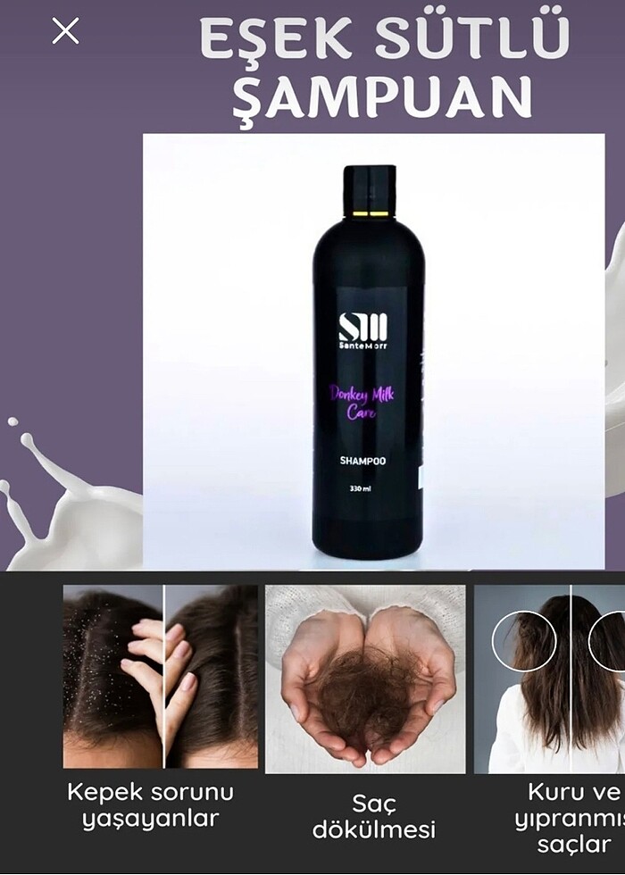 Saç dökülme karşıtı saç çıkaran şampuan - Görsel 3