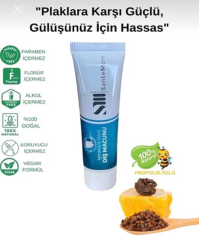 Propolis özlü beyazlatıcı diş macunu - Görsel 4