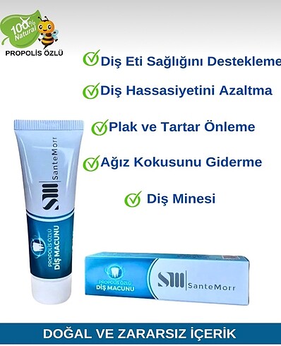 Propolis özlü beyazlatıcı diş macunu - Görsel 3