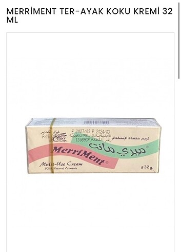 TER KOKMAYI ÖNLEYİCİ KREM - Görsel 3