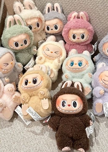 LABUBU Renkli Sevimli Peluş Oyuncaklar - Görsel 3