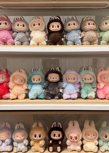 LABUBU Renkli Sevimli Peluş Oyuncaklar - Görsel 6