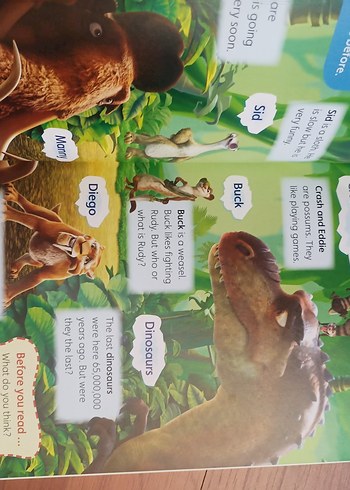 Beden Ice Age3: Dinozorların Şafağı Kitap ingilizce level3 scholastic