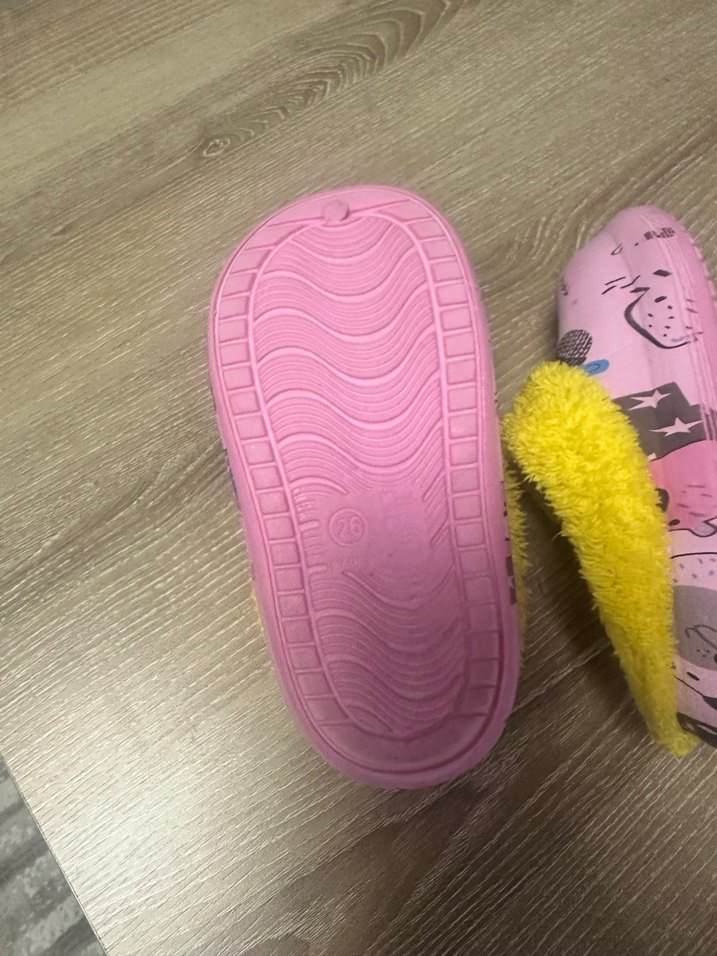 Kız Çocuk Renkli Baskılı Sıcak Ev Terliği - Görsel 3