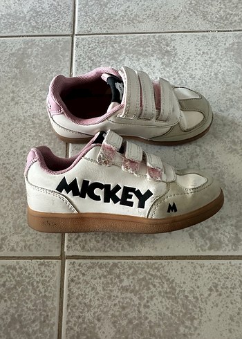 Kız Çocuk Beyaz Cırt Cırtlı Spor Ayakkabı - Görsel 2