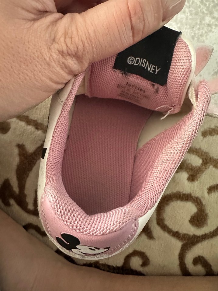 Kız Çocuk Beyaz Cırt Cırtlı Spor Ayakkabı - Görsel 5