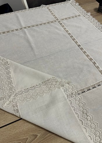 Beyaz Masa Örtüsü - Görsel 2