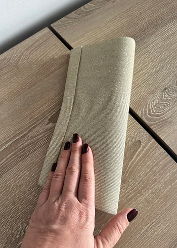 Altın sarısı Kadın Clutch Çanta - Görsel 2