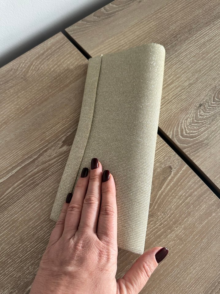 Altın sarısı Kadın Clutch Çanta - Görsel 2