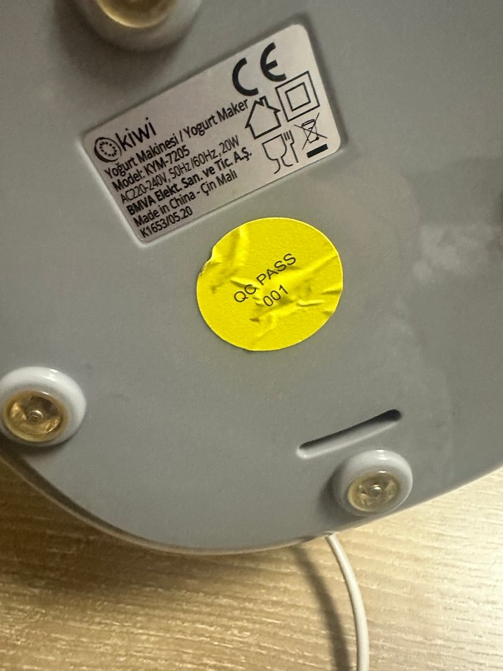 Kiwi marka Yoğurt Yapıcı - Görsel 5