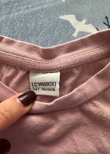 Kız Çocuk Uzun Kollu Unicorn Baskılı Tişört - Görsel 4