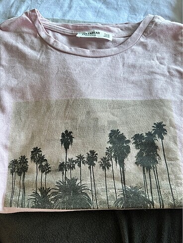 Pull and Bear Pembe pull&bear tshirt