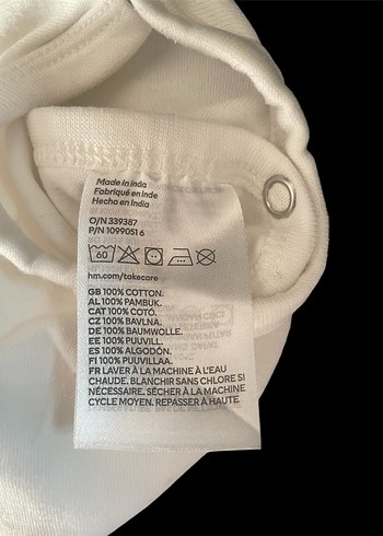 Yenidoğan Beden H&M Bebek Takımı