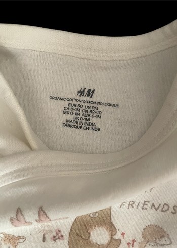 Yenidoğan Beden beyaz Renk H&M Bebek Takımı