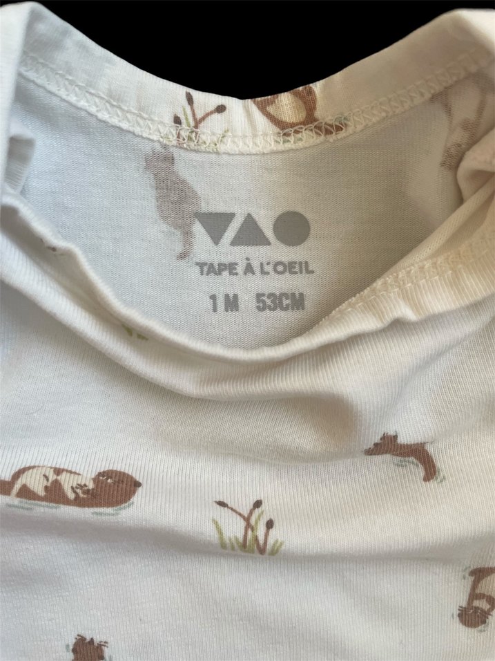 Uzun Kollu Desenli Bebek Body - Görsel 5