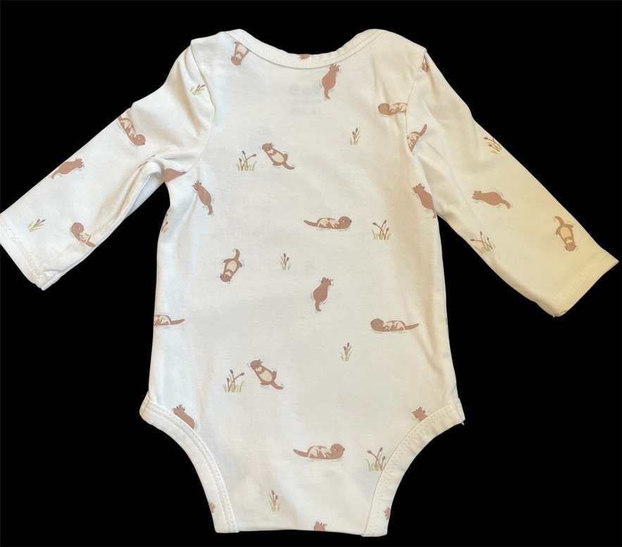 Uzun Kollu Desenli Bebek Body - Görsel 2