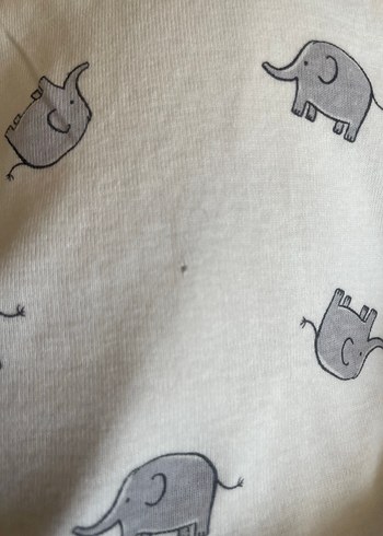 H&M Uzun Kollu Organik Pamuklu 3lü Bebek Body Set - Görsel 12