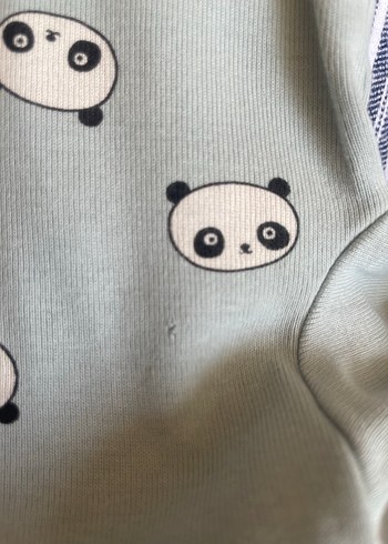 H&M Uzun Kollu Organik Pamuklu 3lü Bebek Body Set - Görsel 10