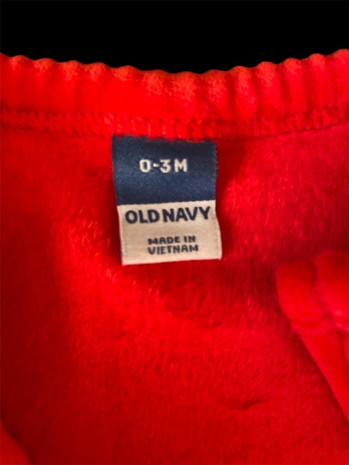 Yeni Yıl İçin Kadife Kırmızı Fermuarlı Tulum - Görsel 4