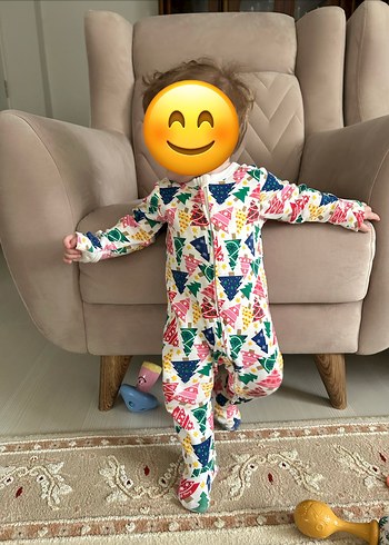 Old Navy Marka Yeni Yıl Ağaçlı Tulum - Görsel 2