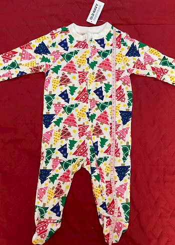 Old Navy Marka Yeni Yıl Ağaçlı Tulum - Görsel 7