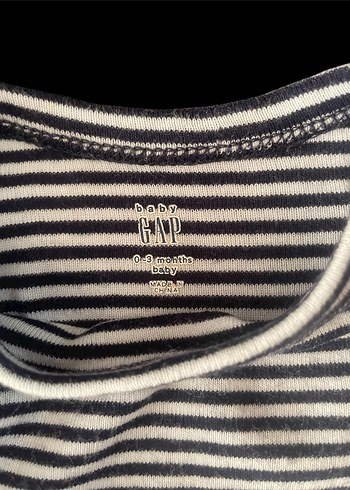 GAP Çizgili Uzun Kollu Body - Görsel 4