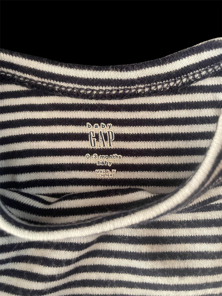 GAP Çizgili Uzun Kollu Body - Görsel 4