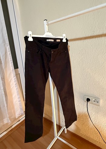 Siyah Kemerli Hamile Kot Pantolon - Görsel 3