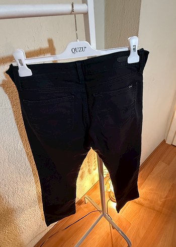 Siyah Kemerli Hamile Kot Pantolon - Görsel 6