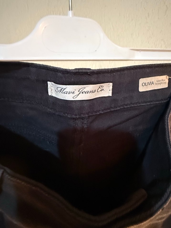 Siyah Kemerli Hamile Kot Pantolon - Görsel 2