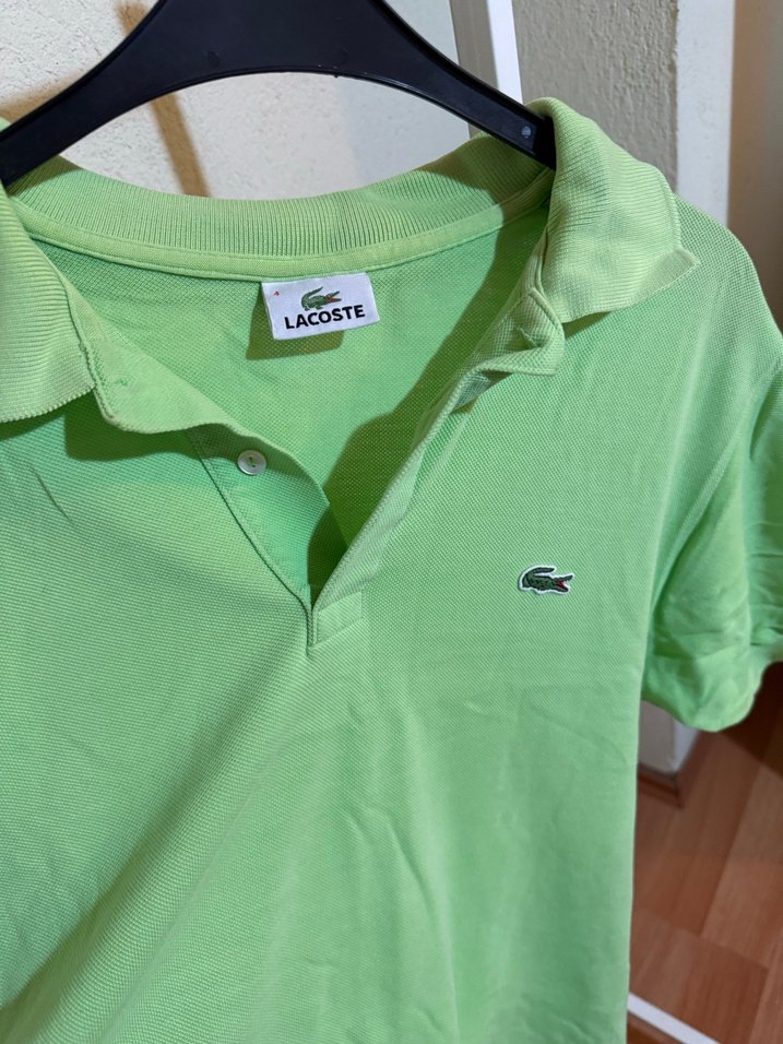 Yeşil Kısa Kollu Polo Tişört - Görsel 2
