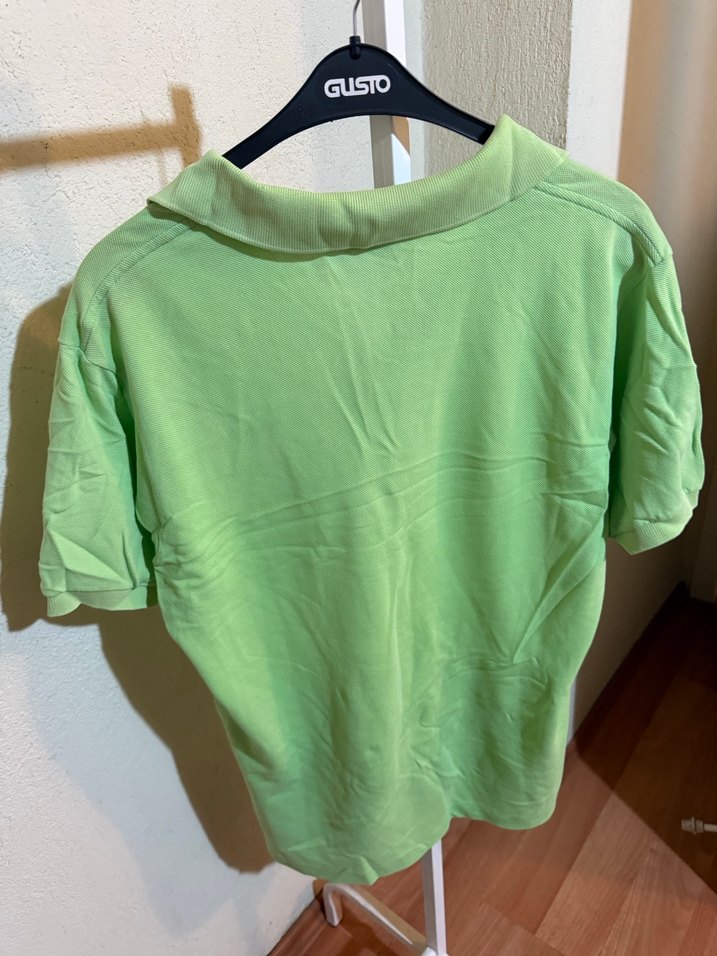 Yeşil Kısa Kollu Polo Tişört - Görsel 3