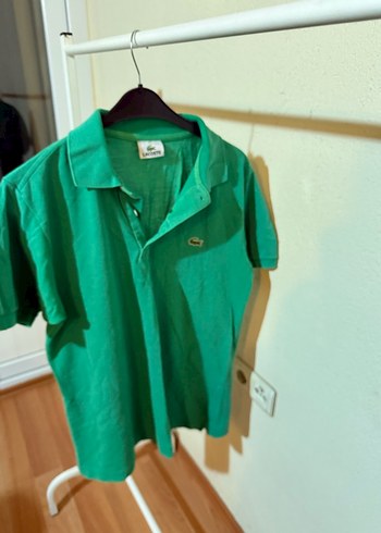 Orjinal Lacoste Erkek Yeşil Kısa Kollu Polo Tişört - Görsel 2