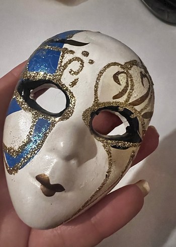 El Yapımı Dekoratif Kadın Maskesi - Görsel 4