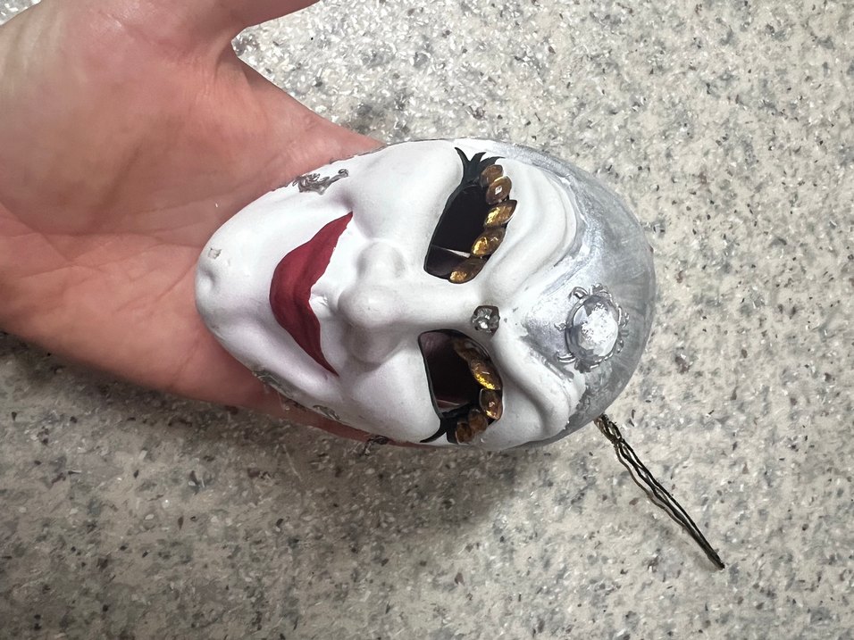 Yüz Maskesi Dekoratif Tasarım - Görsel 2