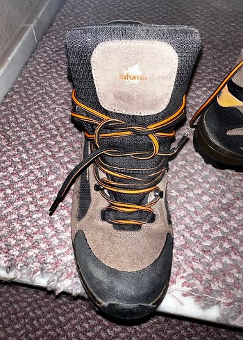 Kahverengi Gri Erkek Spor Ayakkabı Bağcığı - Görsel 13