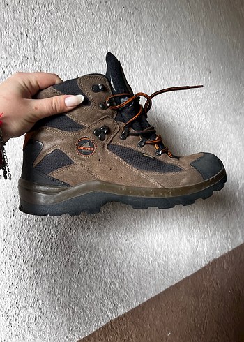 Kahverengi Gri Erkek Spor Ayakkabı Bağcığı - Görsel 5