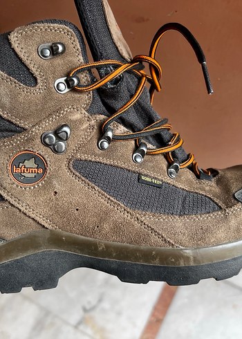 Kahverengi Gri Erkek Spor Ayakkabı Bağcığı - Görsel 3