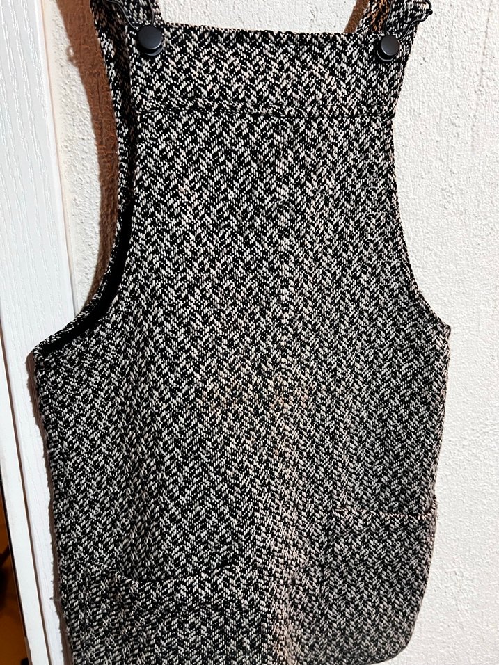 Mango Gri Askılı Düz Street Wear Tulum - Görsel 3