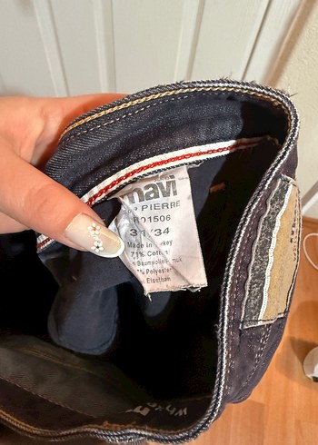 Gri Düğmeli Erkek Denim Pantolon - Görsel 6